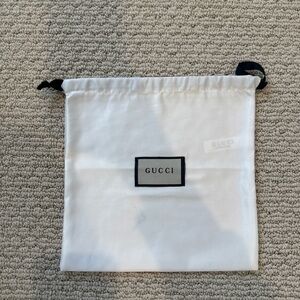 Gucci White Dust Bag